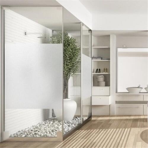 40/50/60cm Window Glass Sticker Decorative Film for Office Study Room Home Door Shower PVC Frosted Privacy Film No Glue Sticker