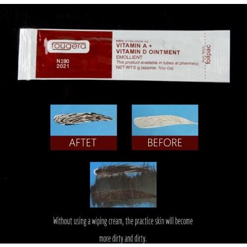50/100/200Pcs/Bag Scar Repair Gel Pro Vitamin Ointment A&D Anti Scar Tattoo Aftercare Cream For Tattoo Body Art Permanent Makeup