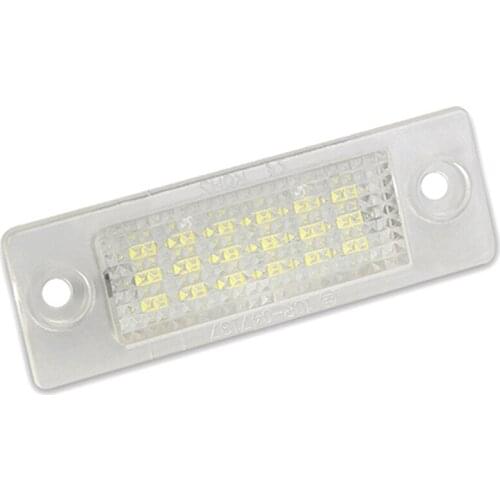 Auto Rear Number License Plate Lights Canbus 12V For VW Je.tta Golf 5 Plus Caddy Passat Transpiarter Touran for Skoda