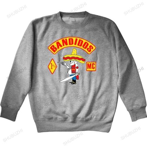 Brand hoodie homme cotton sweatshirt fashion Support Your Local Bandidos MC Worlwide sweatshirt Black Bandidos Motorclub