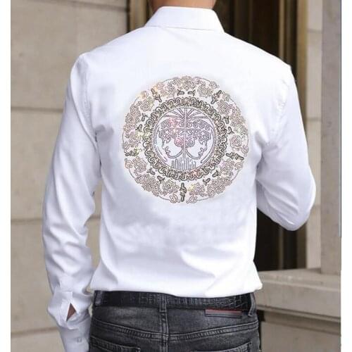 Brand Hot drill Male Fashion Casual Men Shirts Casual Shirt Tops High Quality Slim Fit Shirt Men