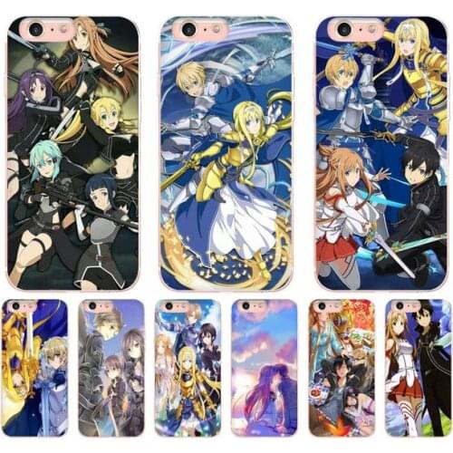 Yinuoda Sword Art Online SAO Japan anime Phone Case For iPhone X XS MAX 11 11 pro max 6 6s 7 7plus 8 8Plus 5 5S XR SE 2020