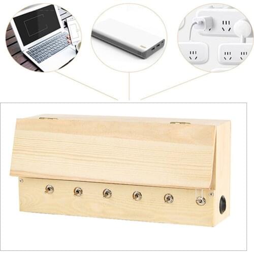 Wooden Useless Box Fully Assembled Useless Box Leave Me Alone Machine Rechargable for Kids Adults