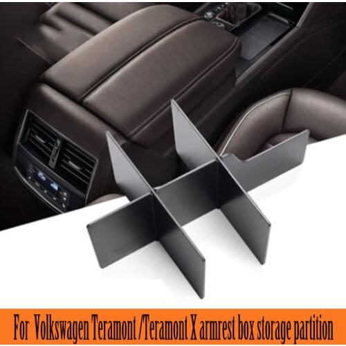 For Volkswagen Teramont/Teramont X Hight Quality Copilot Glove Box Partition Armrest Box Storage Partition Interior Accessories
