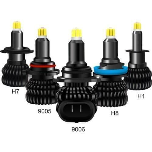 2 PCS Combo H7 H1 Led Canbus Headlight CSP Diode Lamp For Auto Running Lights 9005 9006 LED Bulbs Fog Light HB4 H8 Hb3 D2S LED