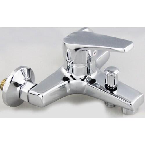 L16210 High Quality Chrome Finish Brass Material Bath Shower Mixer