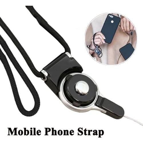 Mobile Phone Strap For iPhone 12 Mini 11 Pro XS Max Portable Lanyard Neck Hanging Strap Phone Necklace Keycord Keychain Neckband