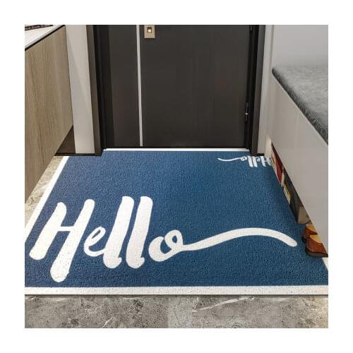 New Arrive Hello Nordic Door Mats Entrance PVC Door Carpets For Hallway Living Room Decoration Indoor Kitchen Bathroom Rug