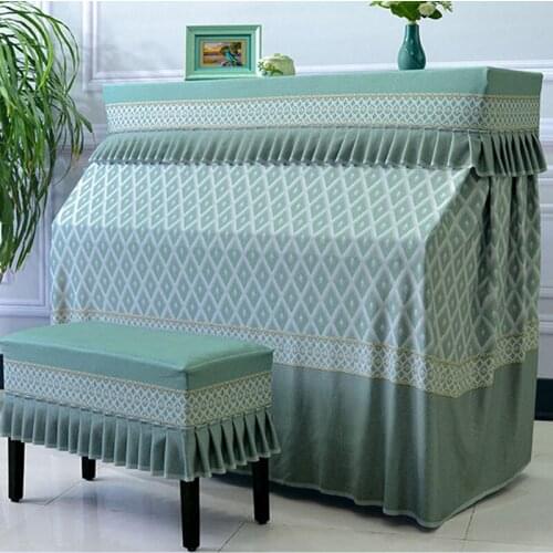 2021 New High-end Nordic American Country Rural Piano Cover Dustproof Modern Minimalist Dustproof Half Princess Full Cover