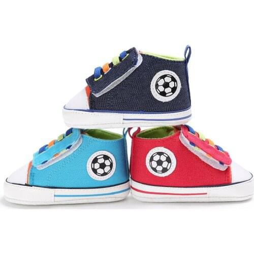 New Canvas Baby Girl Baby Boy Shoes Infant Velcro toddler shoes baby shoes soft bottom shoes Prewalkers First Walkers