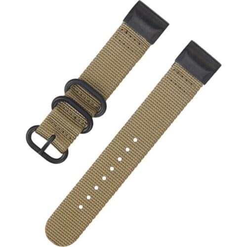 For Garmin Fenix 6/ 6X/6pro/6X pro/6S/6S pro Strap Replacement Wrist Band Quick Release Nylon Canvas Watchband Watch Accessories
