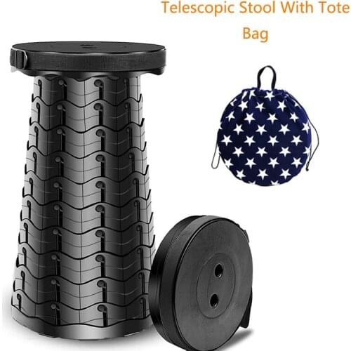 Retractable Stool Folding Chiar Portable Stool Folding Chair Stretching Home Camping Hiking Convenient Fishing