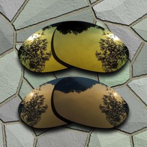 Yellow Golden&Bronze Copper Sunglasses Polarized Replacement Lenses for Oakley X Metal XX