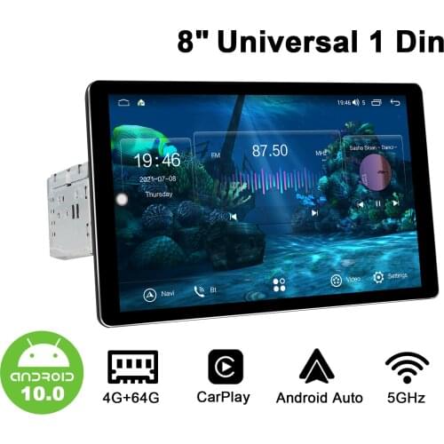 Head Unit Android Car Radio 8” Universal Car Multimedia Player Steering Wheel Control Reverse Camera Carplay New User Interface