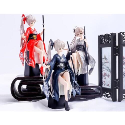 Japan kawaii Yosuga no Sora Figure PVC Action Anime Doll Model Toys Kimono Sora Figure Toy Car Collection Model For Girl Gift