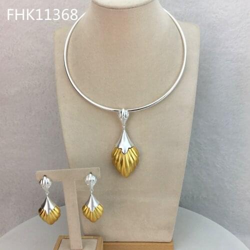 Yuminglai Chocker Jewelry Dubai Jewelry Sets For Women Birthday Gift FHK11368