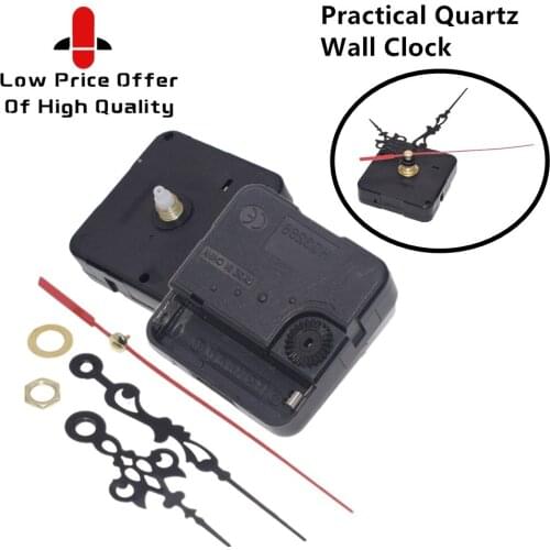 10PCS HQ3268 Professional And Practical Quartz Wall Clock Movement Mechanism DIY Repair Tool Parts Kit with Red Hands