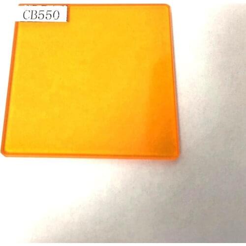 50x50mm 550nm bandpass long pass filter GG550