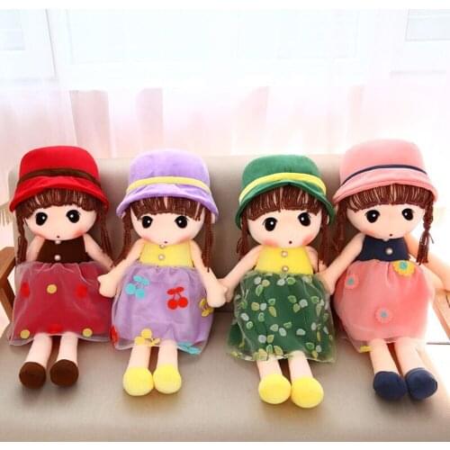 Big size 4 Colors Stuffed Plush Doll Free Shipping Mayfair Plush Toys Best Birthday Gift for Kids Cute Sleeping Dolls for Girls