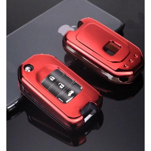 TPU Car Remote Cover for Honda Civic CR-V HR-V Agreement Jade Crider Odyssey 2015-2018 Key Protective Case Flexible Anti-Fall