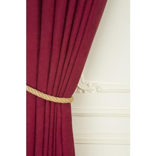 Fersa Decor Honeycomb Fuchsia Backdrop Curtain-Shir Pleat