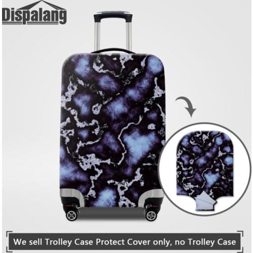 Dispalang Luggage Protectors Marble Pattern Luggage Cover Elastic Stretch Suitcase Protective Covers For 18-30 inch Trolley Case