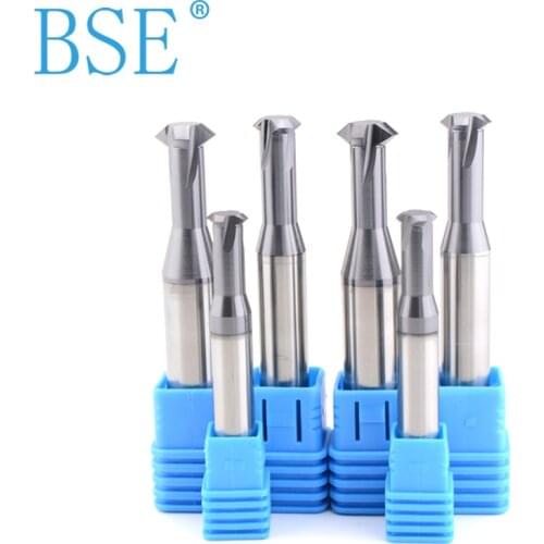 BSE Tungsten Carbide Single Tooth Thread Mill Milling Cutter PG German Standard End Mill CNC 7-48