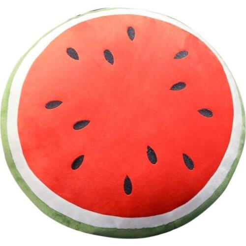 Cute Simulation Watermelon Pillow Multi Shape Soft Stuffed Cushion Plush Toy Cool Fruit Lifelike Summer Children Girl Gifts
