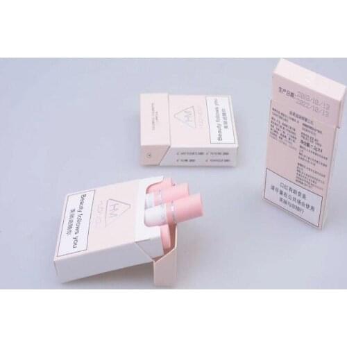 2019 HUDAMOJI Creative Cigarette Lipstick Set 4 Colors Matte Long Lasting Waterproof Matt Lip Stick Tube Nude Red Lips Makeup