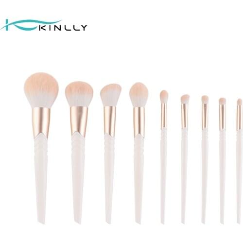 9Pcs Durable Professional Makeup Brushes Sets For Eye Shadow Blush Foundation Highlight Eyebrow Powder Beauty Cosmestic Brush