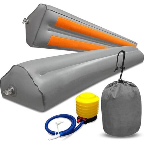 Inflatable Toddler Bed Rails 2-Pack Premium Portable Safety Guard for Home Travel use Heavy Duty Bumper System Keeps Kids Safe