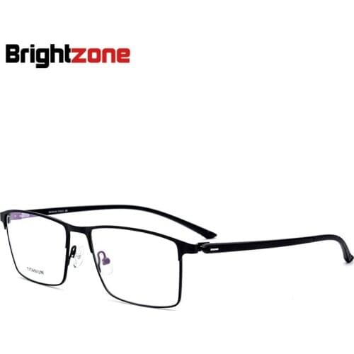 Brightzone New Pattern Business Affairs TR90 Glasses Frame Square Full Frame Man Classic Spectacle Frame Match Myopia Lens