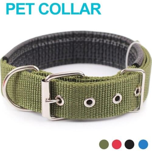 Basics Pet Collar Cheap PP Ribbon Adjustable Solid Color Durable Dog Collars For Small Medium Big Dogs Fashion Pet Supplies