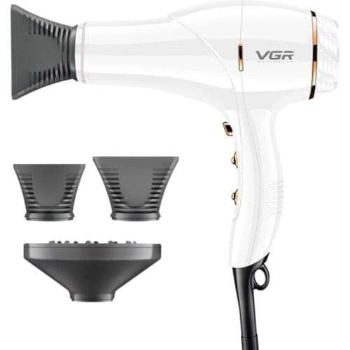 Professional hair dryer blowing hot and cold air speed adjustment, nozzle with magnet hairdressing tool 220-240v voltage EU plug