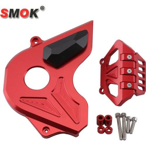 Smok for Honda CB650F Racing Big Bike Aluminum Alloy Front Chain Cover for Honda CB650F CBR650F 2018