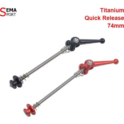 Titanium Ti Skewers Quick Release 21g/pcs 74mm Folding Bike Parts Bicycle Lightweight QR Fnhon Gust For Brompton