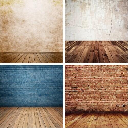 Laeacco Old Bamboo Wall Gray Wooden Floor Baby Party Portrait Photography Background Photo Backdrop Photocall Photo Studio