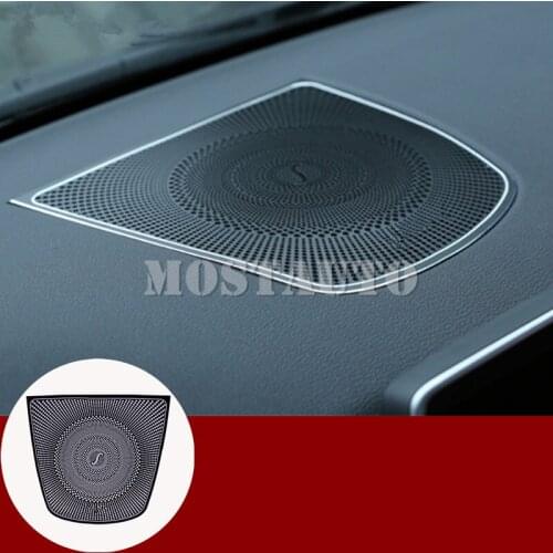 Inner Centre Dashboard Speaker Frame Cover Trim For BMW X5 F15 2014-2018 X6 F16 2015-2018 1pcs Car Accessories Interior