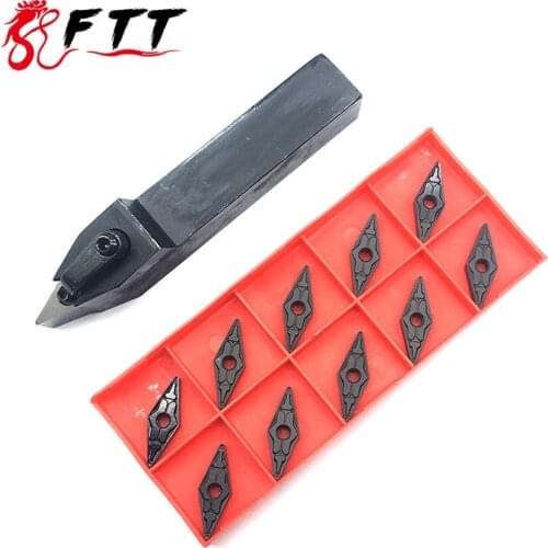 1PC MVVNN1616K16 MVV2020K16 Turning holder +10PCS VNMG160408 TM PC4125 high quality carbide insert turning tools