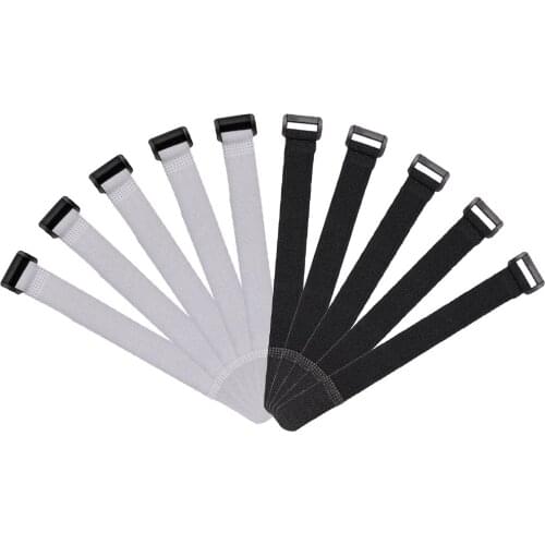 10x Fishing Rod Tie Holder Strap Suspenders Fastener Hook Cable Ties Belts Compression Resistance Outdoor Fishing