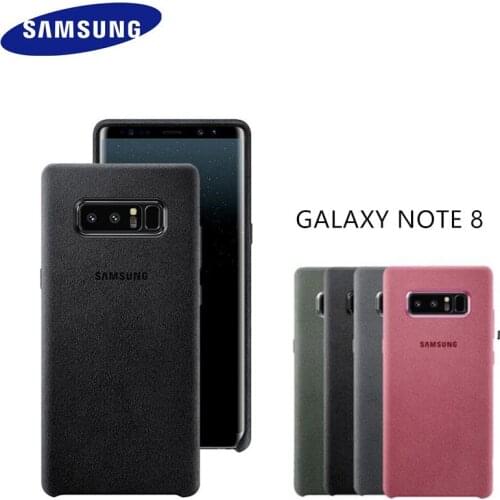 100% Original official Samsung Galaxy NOTE 8 SM-N950F for Alcantara Case cover leather luxury premium Case Anti-Fall EF-XN950