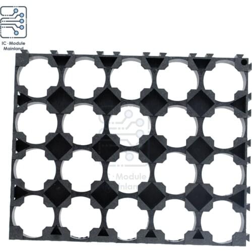 18650 Lithium Battery Holder 4X5 ABS 18650 Li ion Cell Bracket Spacer Heat Shell for Battery Pack Charging Holder