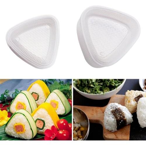 8 Pcs DIY Sushi Mold Onigiri Rice Ball Triangular Sushi Maker Mold Sushi Kit Tools Utility Kitchen Accessories