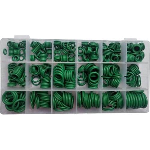 530PCS/Set Rubber O-Ring Assortment Kit With Holder Case Automobile Air Conditioning Compressor Seal Ring Car Accessories