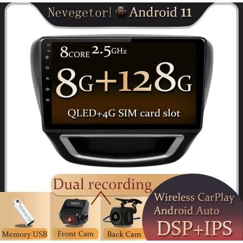 4G LTE Android 11.0 Car Multimedia Navigation System GPS Player For Chevrolet Cavalier 2016 2017 2018 IPS Screen Radio Stereo