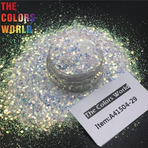 TCT-288 Mix Rainbow Color Nails Glitter Nail Art Decoration Body Glitter Face Painting Makeup Henna Gel Festival Handwork DIY