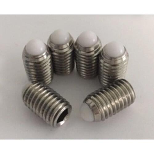 1pcs M16 stainless steel bolts hexagon socket set screw plastic ball head bolt screws 25mm~40mm length