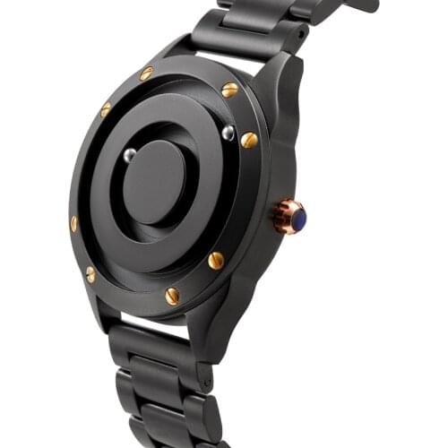 Men Women Watches EUTOUR E033 Magnetic Ball Show Unisex Wristwatches Quartz Male Clock Fashion Couple Watch Tool Box Dropship