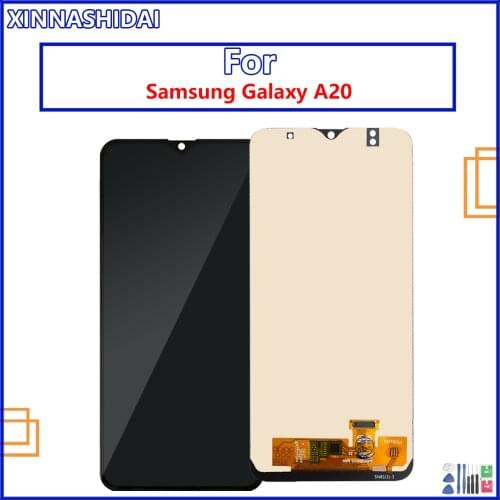 For Samsung Galaxy A20 A205 SM-A205F LCD Display Touch Screen Digitizer Replacement for Samsung A20 A205 A205F display screen
