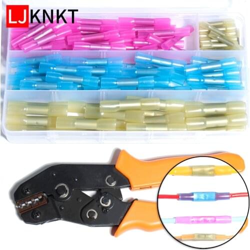 Electrical Wire tool crimping plier Cable quick Connector tube terminal Waterproof insulated Heat Shrink solder Splice Seal fast